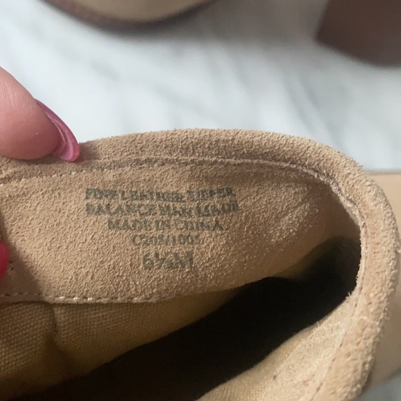 Splendid | Lakota Suede Tan Booties Size 6.5 - Picture 7 of 7